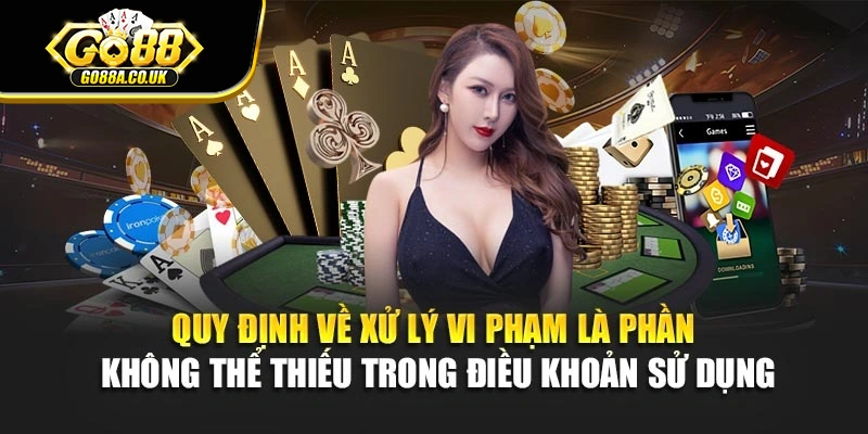 Quy định về xử lý vi phạm là phần không thể thiếu trong điều khoản sử dụng